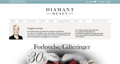 Desktop Screenshot of diamanthuset.no